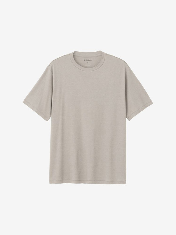 Goldwin Cotton Covered Yarn Smooth Tee Shirt Moon Mist