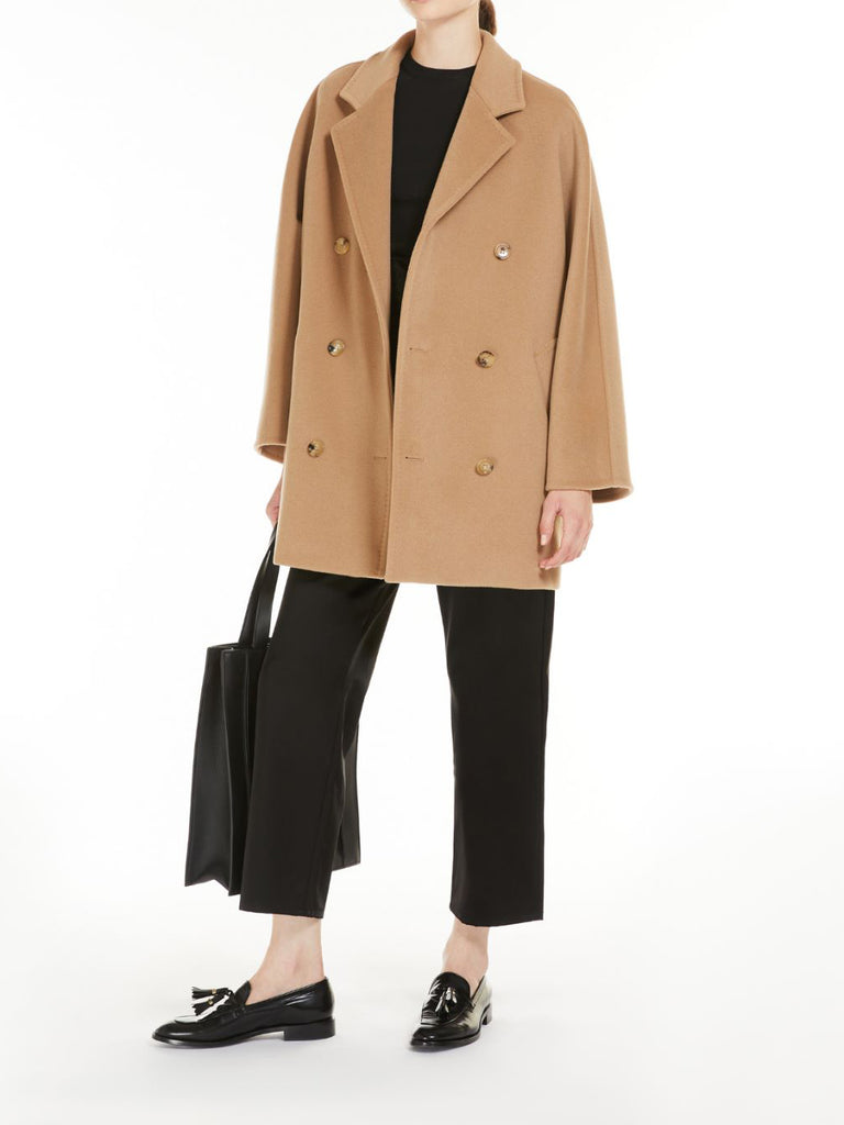 Max Mara 101801 Short Coat Camel