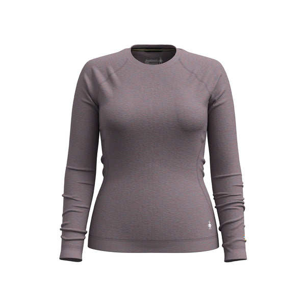 Smartwool Thermal Merino Base Layer Crew Chalk Violet Heather