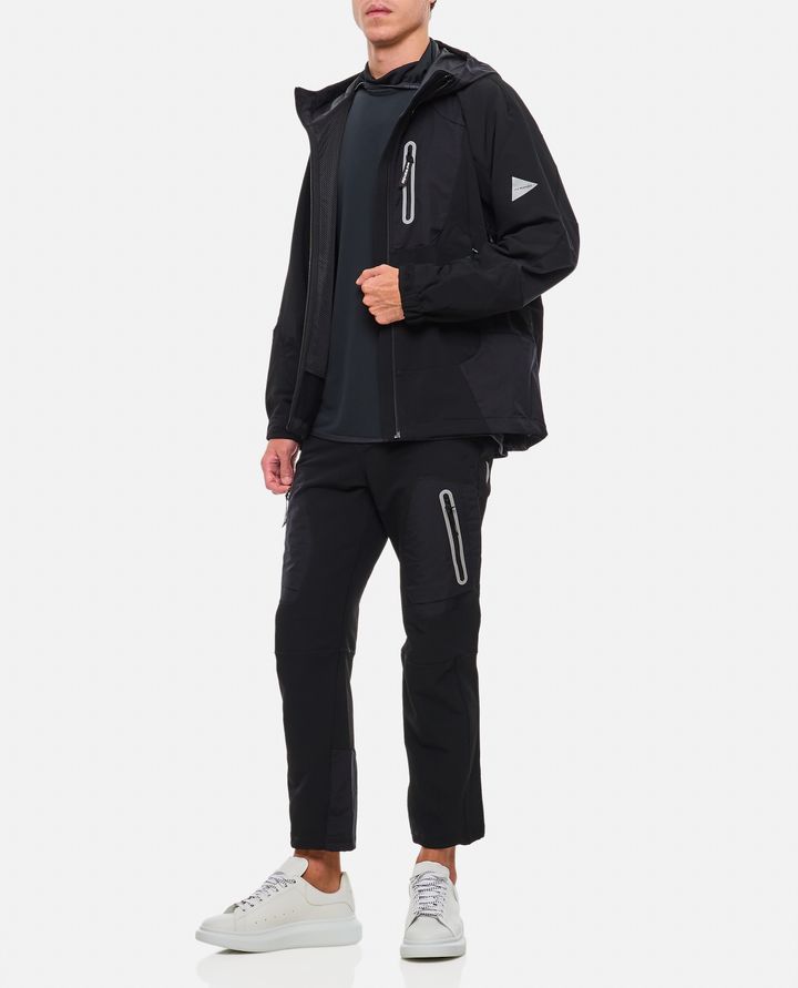 And Wander Stretch Shell Jacket Black