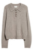 Homere Cashmere Polo Sweater