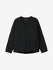 Goldwin V-Neck Zip Down Cardigan Black