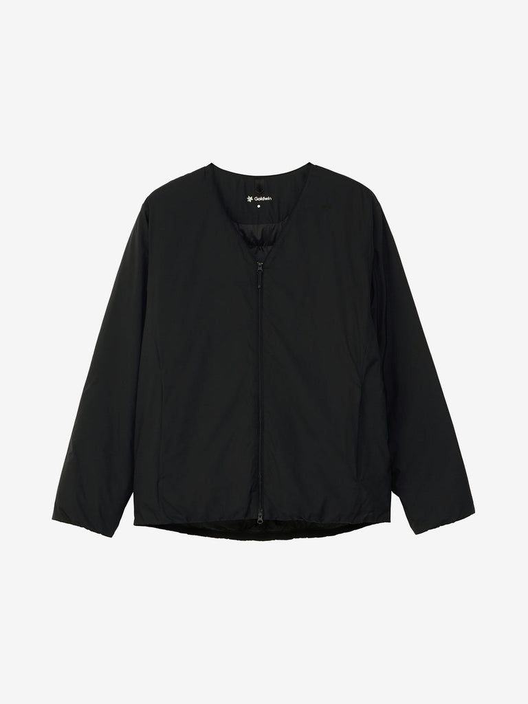 Goldwin V-Neck Zip Down Cardigan Black