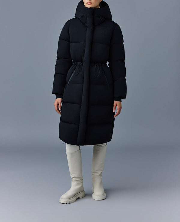 Ishani-City Long Down Quilted Coat