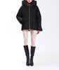 Nicole Benisti Montague Tweed Puffer Jacket Black