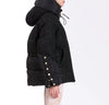 Nicole Benisti Montague Tweed Puffer Jacket Black