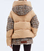 Nicole Benisti Matignon Tweed Puffer Jacket Mocha