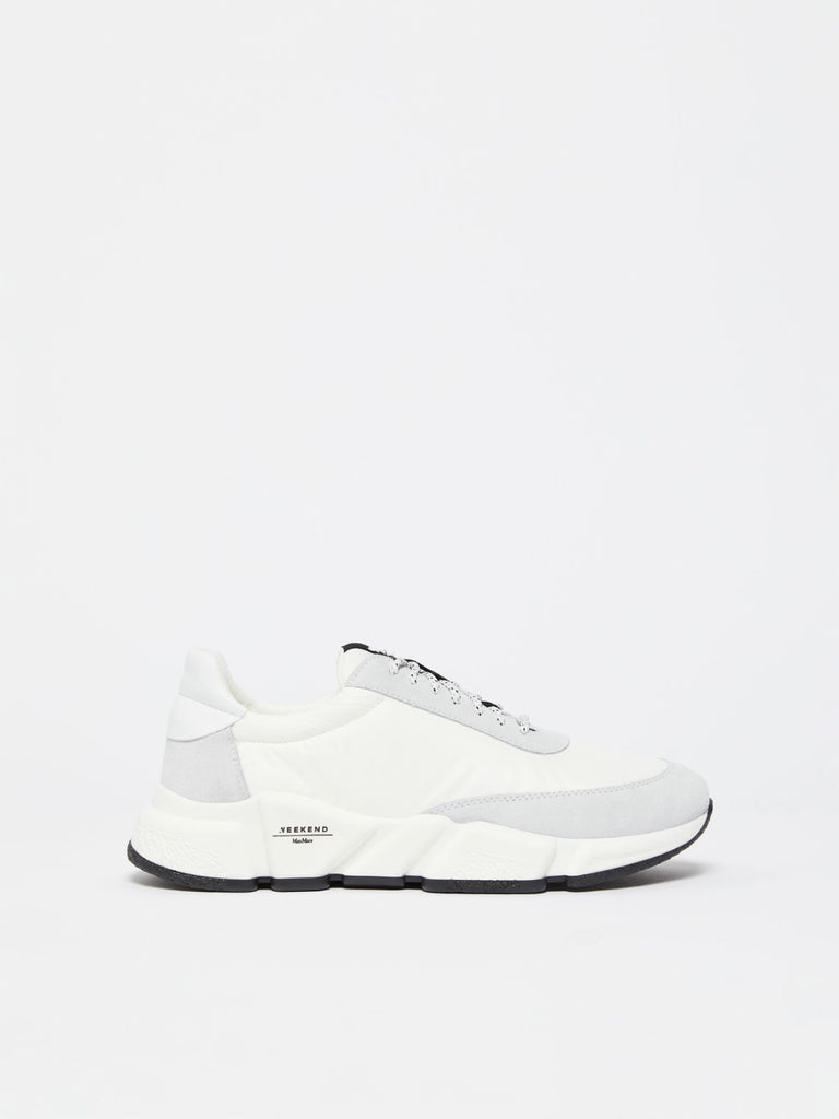 Max Mara Cignopv Nylon Leather Running Shoes Dove