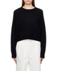 Loulou Studio Bruzzi Wool Cashmere Sweater Black