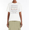 Max Mara Weekend Cabina Jersey T-Shirt White Cross