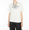 Max Mara Weekend Cabina Jersey T-Shirt White Writing