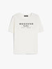 Max Mara Weekend Cabina Jersey T-Shirt White Writing