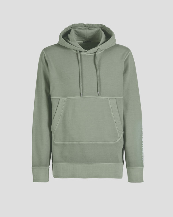 Cotton Fleece Resist Dyed Hoodie