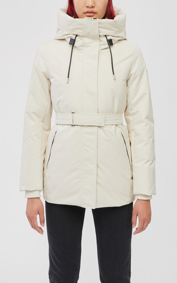 Mackage Jeni 2-in-1 Down Parka Jacket Cream