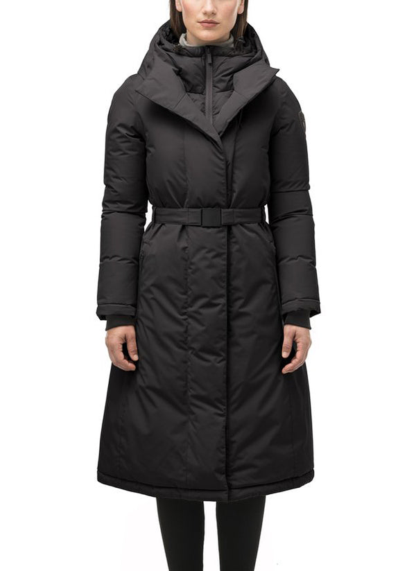 Nobis Lara Women's Belted Parka Black