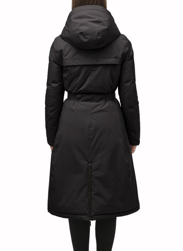 Nobis Lara Women's Belted Parka Black