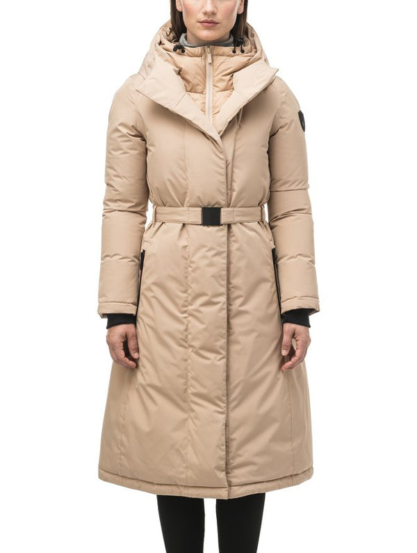 Nobis Lara Women's Belted Parka Fawn