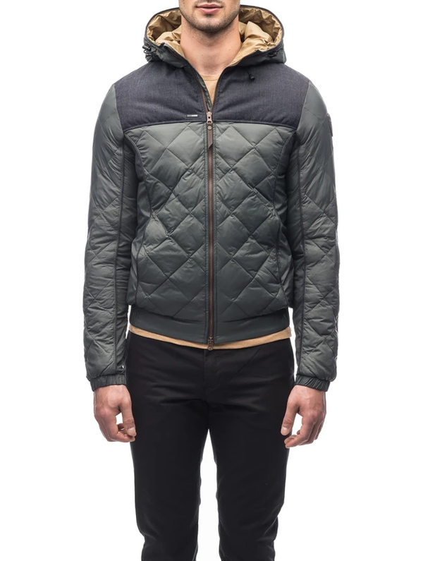 Elroy Men's Quilted Hooded Jacket