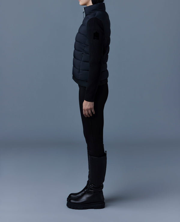 Mackage Oceane Recycled Hybrid Jacket Black